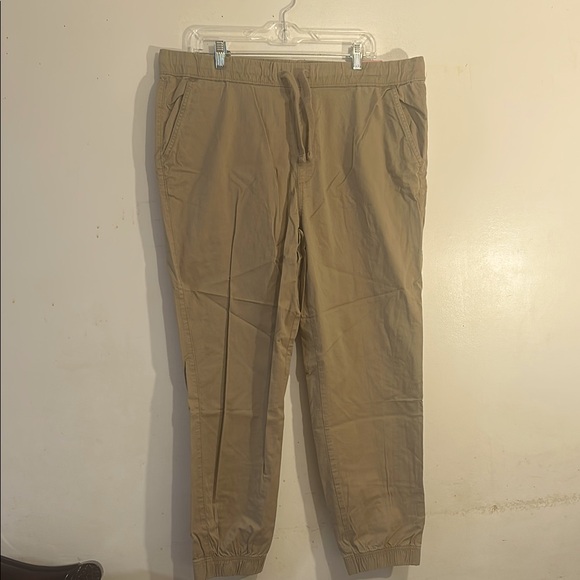 COPY - Sonoma sz XL Tan Joggers with Lightweight Cotton Blend and Tapered Fit - Picture 1 of 5